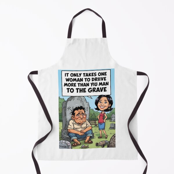 Item preview, One Woman, Many Graves – Funny Cartoon Satire designed and sold by RAKO13.