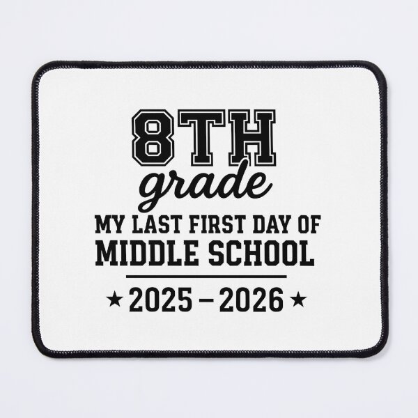 Item preview, First Day of 8th Grade – Last First Day of Middle School – Back to School Sign Design designed and sold by Design-KS.