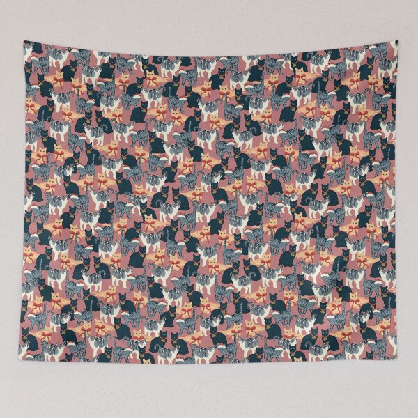 Item preview, Christmas Cat Design – Festive Holiday Kitty Art designed and sold by JVCreative.