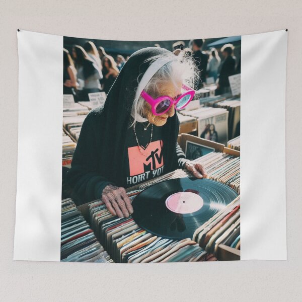 Item preview, Vinyl Vibes & Senior Swag: Drop the Needle, Not the Standards designed and sold by Print Fiction.