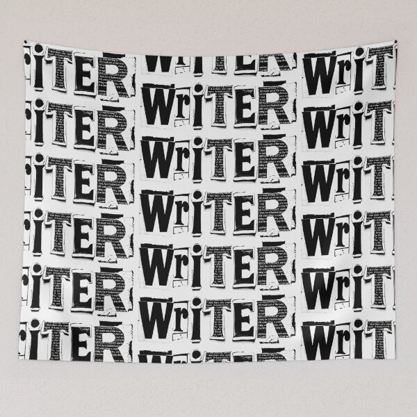 Item preview, Writer Indie Author Novelist Funny Bookish Ransom Note designed and sold by GrandeDuc.