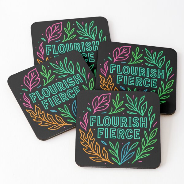 Item preview, Flourish Fierce – Bold Nature & Growth Empowerment Design designed and sold by AddictiveDesign.