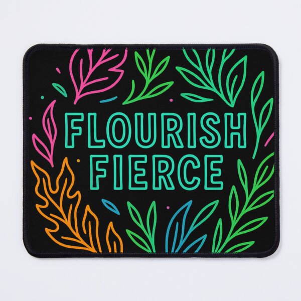 Item preview, Flourish Fierce – Bold Nature & Growth Empowerment Design designed and sold by AddictiveDesign.