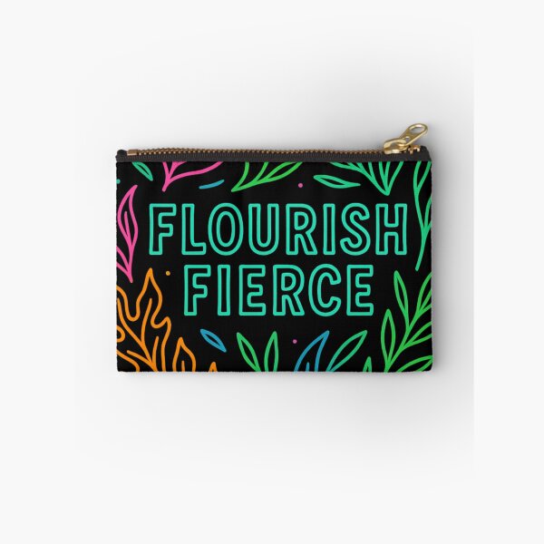 Item preview, Flourish Fierce – Bold Nature & Growth Empowerment Design designed and sold by AddictiveDesign.