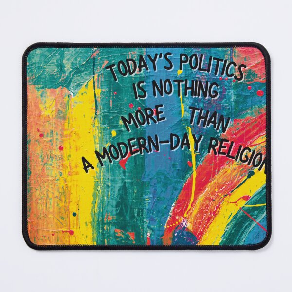 Item preview, Bright Bold Politics Modern Religion Quote Design designed and sold by VikstraG.