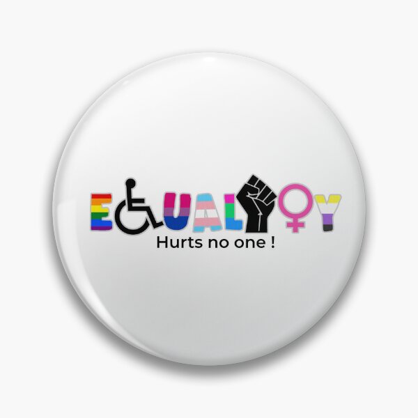 Item preview, Equality Hurts No One Inclusive Pride Sticker designed and sold by Equalized.