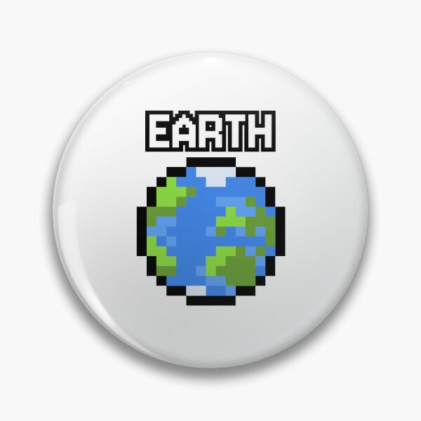 Item preview, Pixel Art Earth designed and sold by E-engineering.