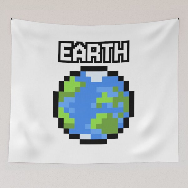 Item preview, Pixel Art Earth designed and sold by E-engineering.