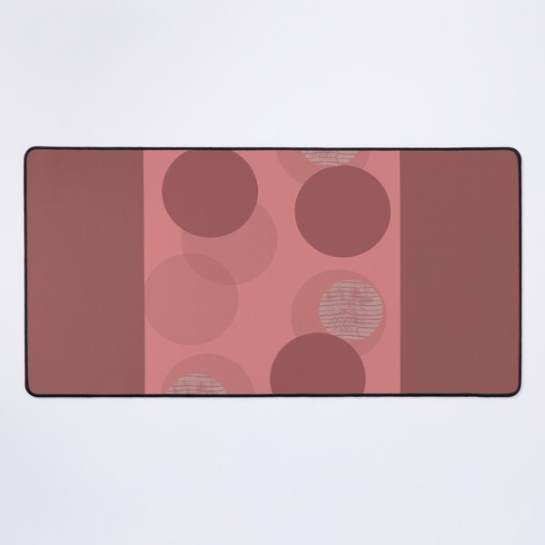 Item preview, Soft Rose Bubble Pattern • Cerchi Retrò Rosa Cipria • Círculos Rosa Empolvado designed and sold by LenaBlueDesigns.