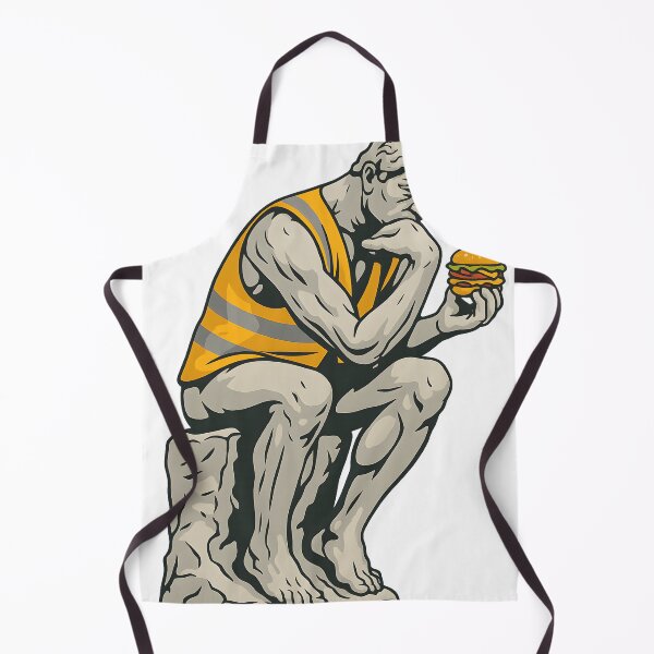 Item preview, The Thinker Burger Lunch Meme designed and sold by The Classics Freak.
