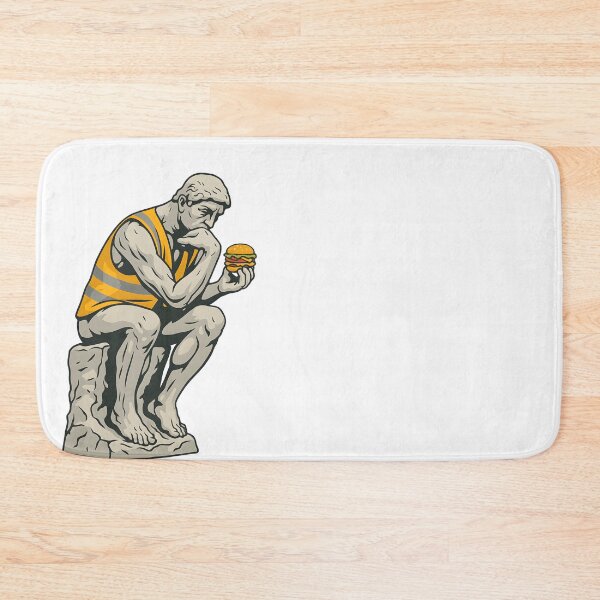 Item preview, The Thinker Burger Lunch Meme designed and sold by The Classics Freak.