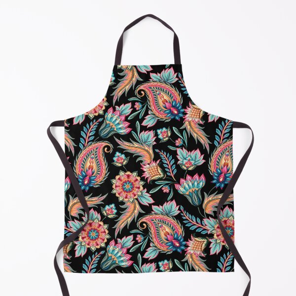 Item preview, Indian Textile Indian Cotton Indian Textile Design Paisley and Flowers designed and sold by Pixelchicken.