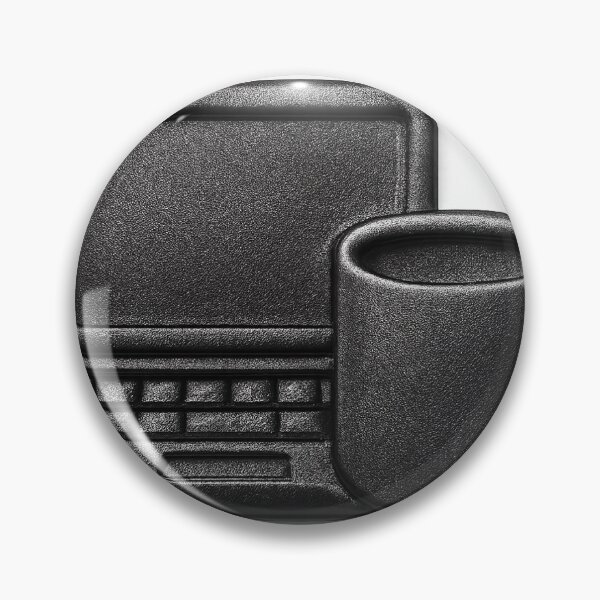 Item preview, Monochromatic Black Laptop and Coffee Mug on Solid Black Background designed and sold by Creative88Art.