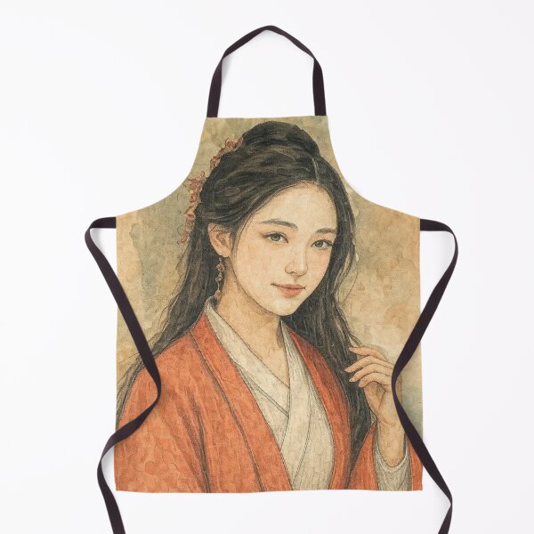 Item preview, Woman in Red Robe designed and sold by UrbanCharmCo.