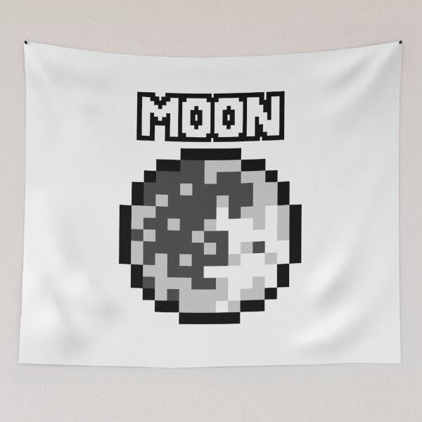 Artikelvorschau, Pixel Art Mond entworfen und verkauft von E-engineering.