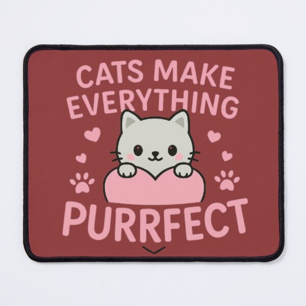 Item preview, Cats Make Everything Purrfect" designed and sold by Pawtastic Vibes.