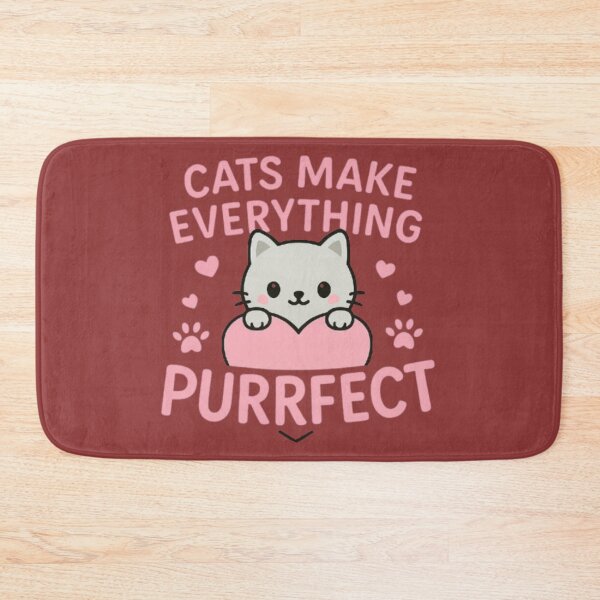 Item preview, Cats Make Everything Purrfect" designed and sold by Pawtastic Vibes.