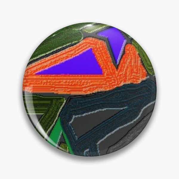 Item preview, Jumbled Dark Fluorescence Round Abstract Design designed and sold by SmashingDeals.
