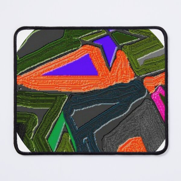 Item preview, Jumbled Dark Fluorescence Round Abstract Design designed and sold by SmashingDeals.