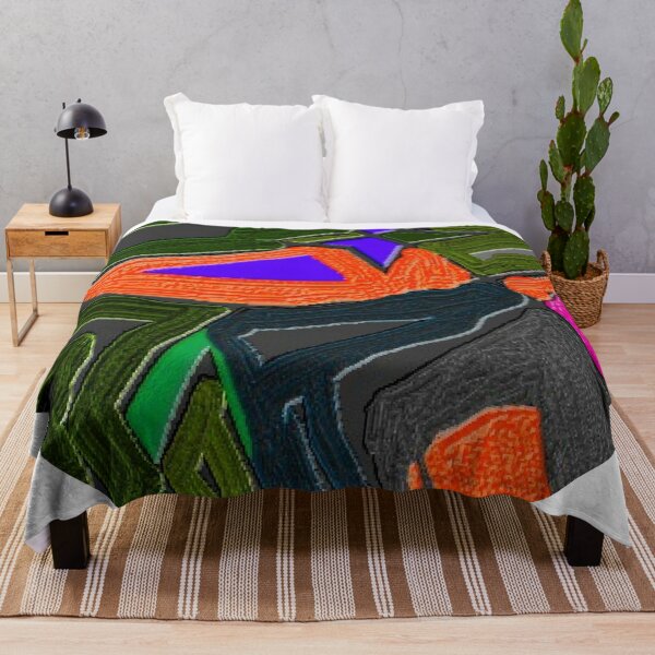 Item preview, Jumbled Dark Fluorescence Round Abstract Design designed and sold by SmashingDeals.