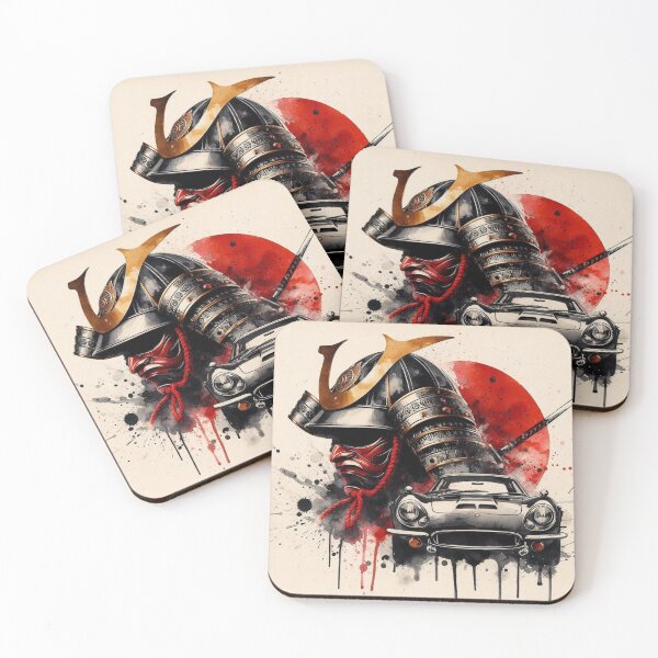 Item preview, Samurai Spirit - Japanese Watercolor JDM Art V.1 designed and sold by CARSOOTH.