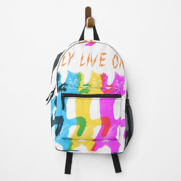 Item preview, YOLO – You Only Live Once　Colorful Cat Dance　Electric shock logo Font Orange designed and sold by YellowMagicJP.