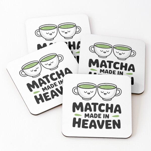 Item preview, Matcha Made In Heaven! Cute Macha Love Pun designed and sold by PMCreative.