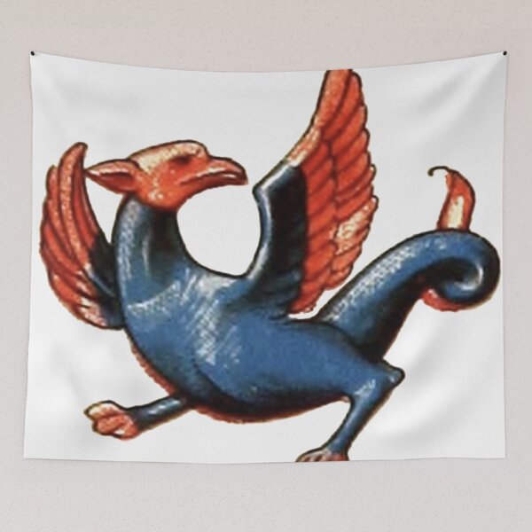 Item preview, Medieval Bird Creature Illustration designed and sold by HawthorneFlame.