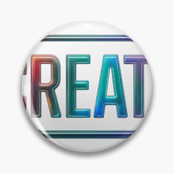 Item preview, CREATE Text with Multicolored Gradient and Neon Effect on Black designed and sold by Creative88Art.
