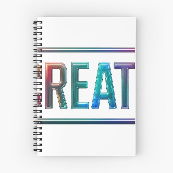 Item preview, CREATE Text with Multicolored Gradient and Neon Effect on Black designed and sold by Creative88Art.