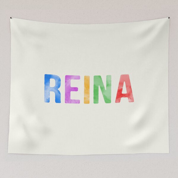 Item preview, Reina Name Bright Colors designed and sold by Jeallan Designs.