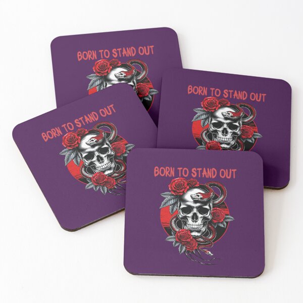 Item preview, Born to Stand Out – Skull & Snake Design designed and sold by EducaPro.