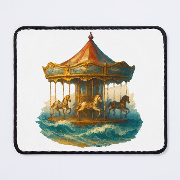 Item preview, Carousel on the Waves designed and sold by FunnySignalStudio.
