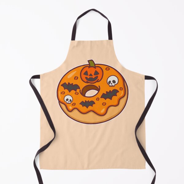 Item preview, Halloween Donut – Cute Pumpkin, Bats and Skulls Spooky Treat designed and sold by BGMeYou.