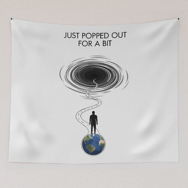 Item preview, Just Popped Out For A Bit designed and sold by Amir Faysal.