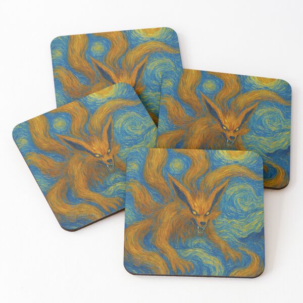 Item preview, Kurama – Starry Night Fusion Fan Art designed and sold by Fanfandom Studio.