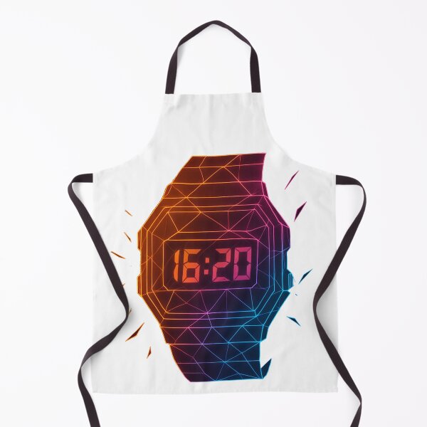 Item preview, GeoNeon Digital Watch | Ember Collection | Vibrant Geometric Neon Art designed and sold by Avagen Designs.