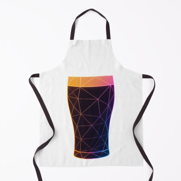 Item preview, GeoNeon Pint | Ember Collection | Vibrant Geometric Neon Art designed and sold by Avagen Designs.