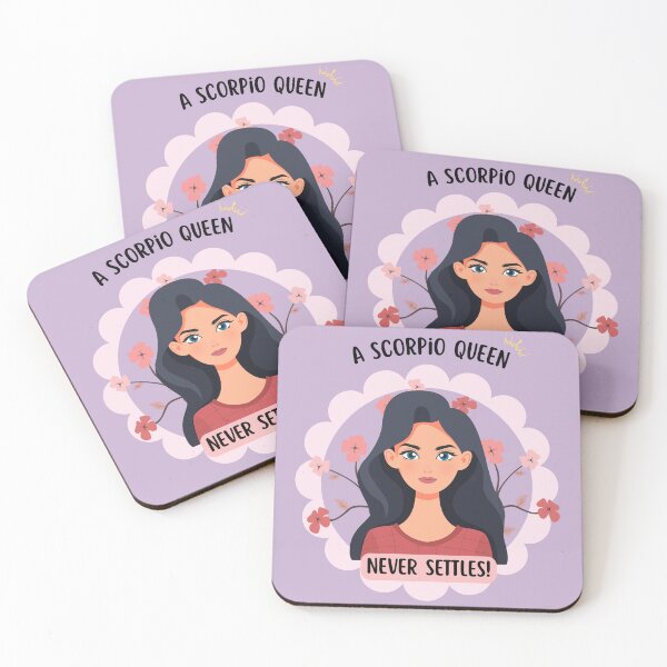 Item preview, Scorpio Queen Zodiac Design | Pastel Violet Astrology Art designed and sold by RoraLily.