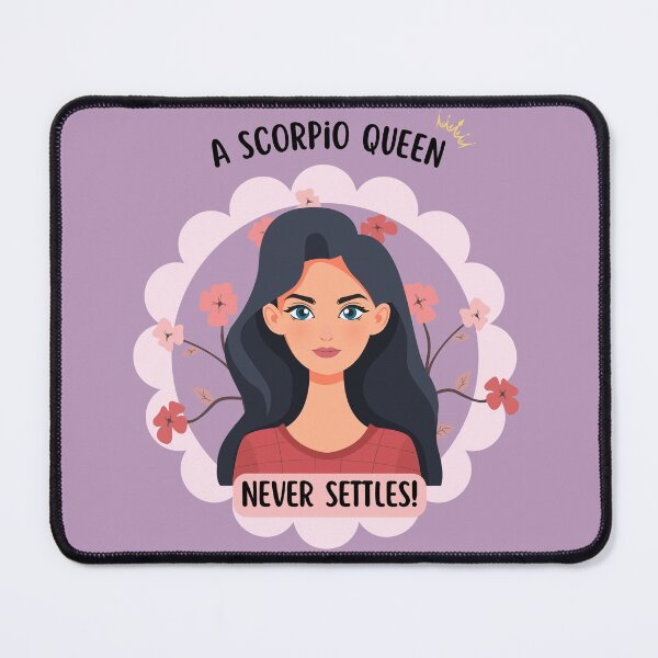 Item preview, Scorpio Queen Zodiac Design | Pastel Violet Astrology Art designed and sold by RoraLily.