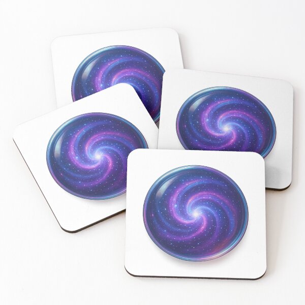 Item preview, Circular Glass Orb Encasing a Vibrant Swirling Galaxy Design designed and sold by Creative88Art.