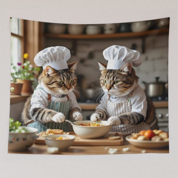 Item preview, Cat Cooking Class designed and sold by Paw's Arts.