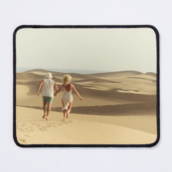 Item preview, Maspalomas dunes with a running couple designed and sold by ewawrona.