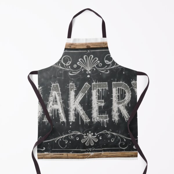 Item preview, Rustic Chalkboard Bakery Sign with Decorative Patterns designed and sold by Creative88Art.