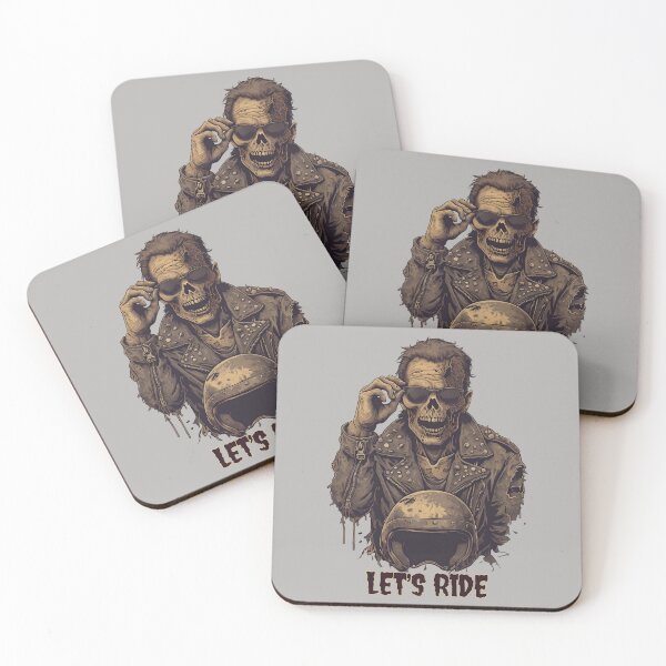 Item preview, Zombie in Sunglasses - Let's Ride designed and sold by NightTimeJ.