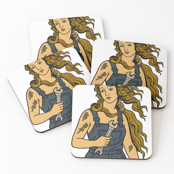 Item preview, Birth of Venus Auto Mechanic Parody designed and sold by The Classics Freak.