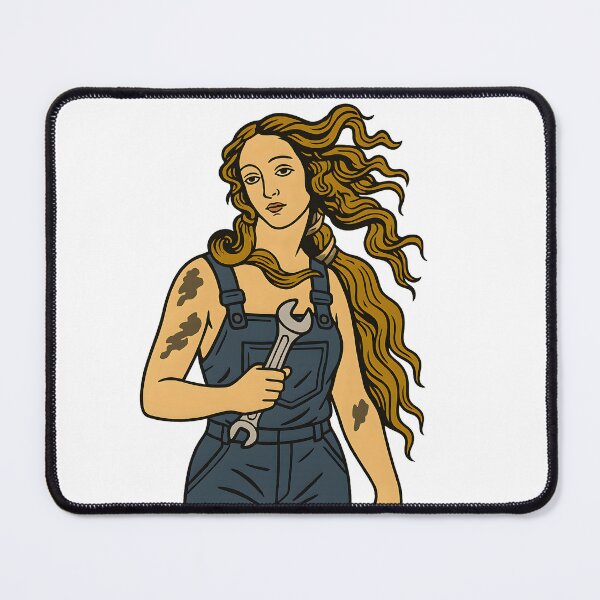 Item preview, Birth of Venus Auto Mechanic Parody designed and sold by The Classics Freak.