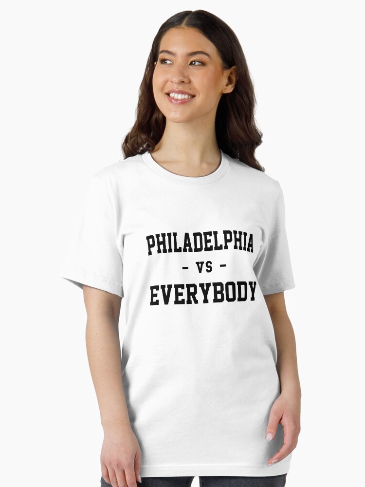 Thumbnail 2 of 7, Essential T-Shirt, Philadelphia vs Everybody designed and sold by heeheetees.