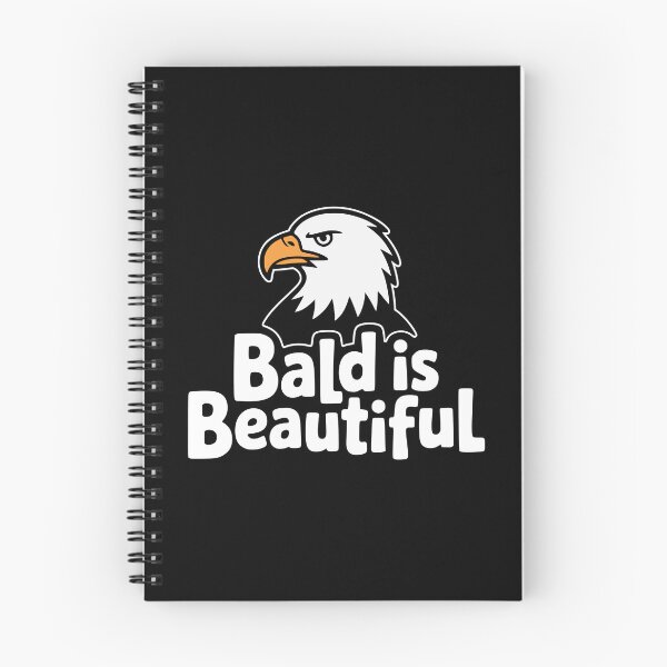 Item preview, Bald Is Beautiful! Funny Bald Eagle Pun designed and sold by PMCreative.