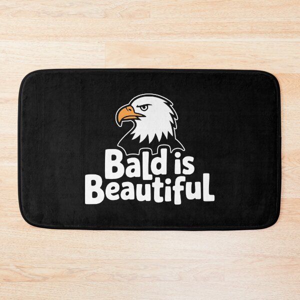 Item preview, Bald Is Beautiful! Funny Bald Eagle Pun designed and sold by PMCreative.